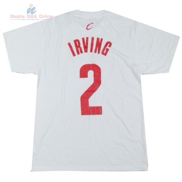 Acquista Maglia NBA Cleveland Cavaliers Manica Corta #2 Irving Bianco