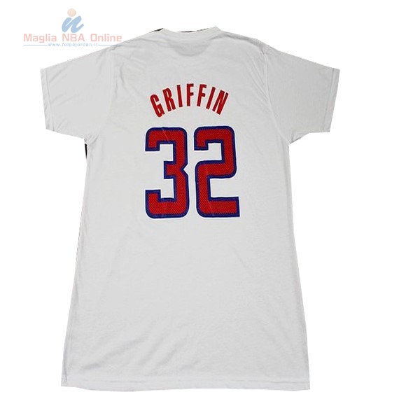 Acquista Maglia NBA Los Angeles Clippers Manica Corta #32 Griffin Bianco