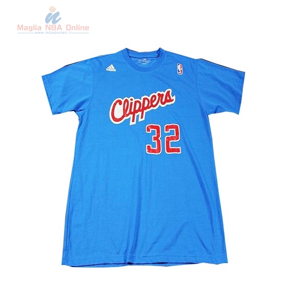 Acquista Maglia NBA Los Angeles Clippers Manica Corta #32 Griffin Blu