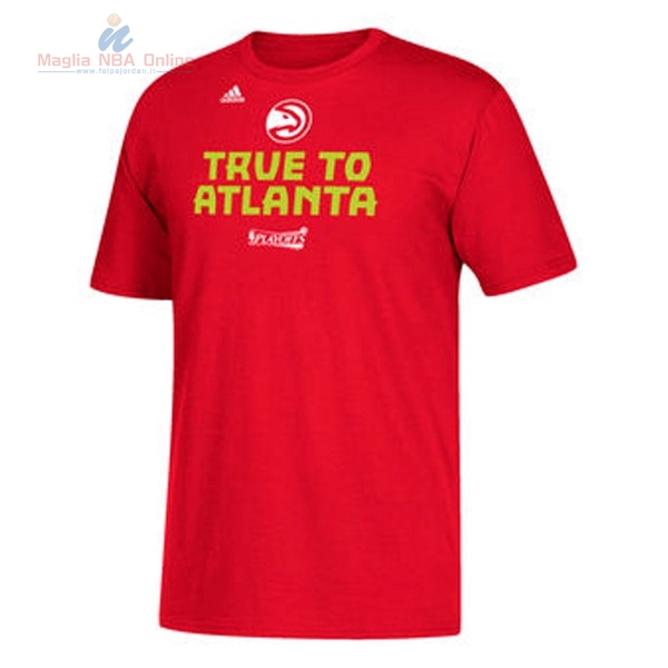 Acquista T-Shirt Atlanta Hawks Playoffs Participant Slogan 2017