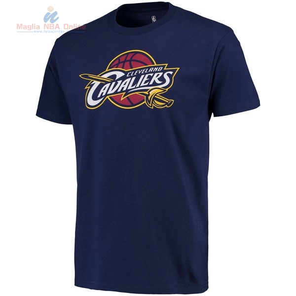 Acquista T-Shirt Cleveland Cavaliers 2017 Profundo Blu