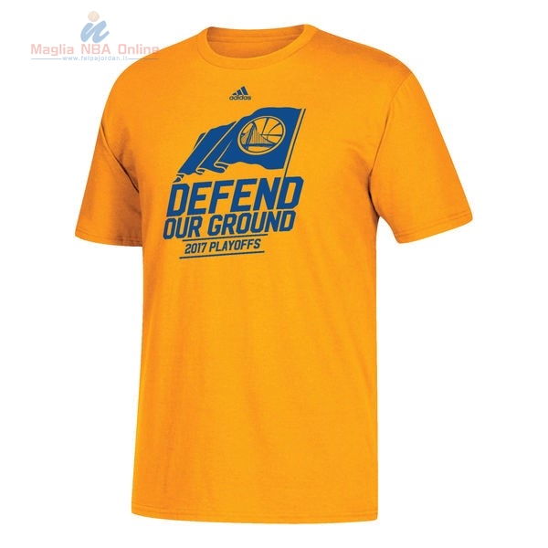 Acquista T-Shirt Golden State Warriors NBA Playoffs Participant Slogan 2017